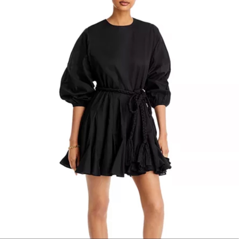 Rhode black Ella dress, large, new without tags